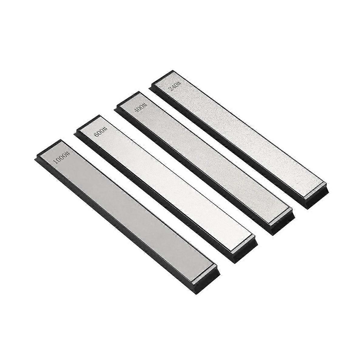Diamond Sharpening Plate Set 4 PCS Grit 240/400/600/1000 Knife Sharpener Stone,Knife Sharpening Sto