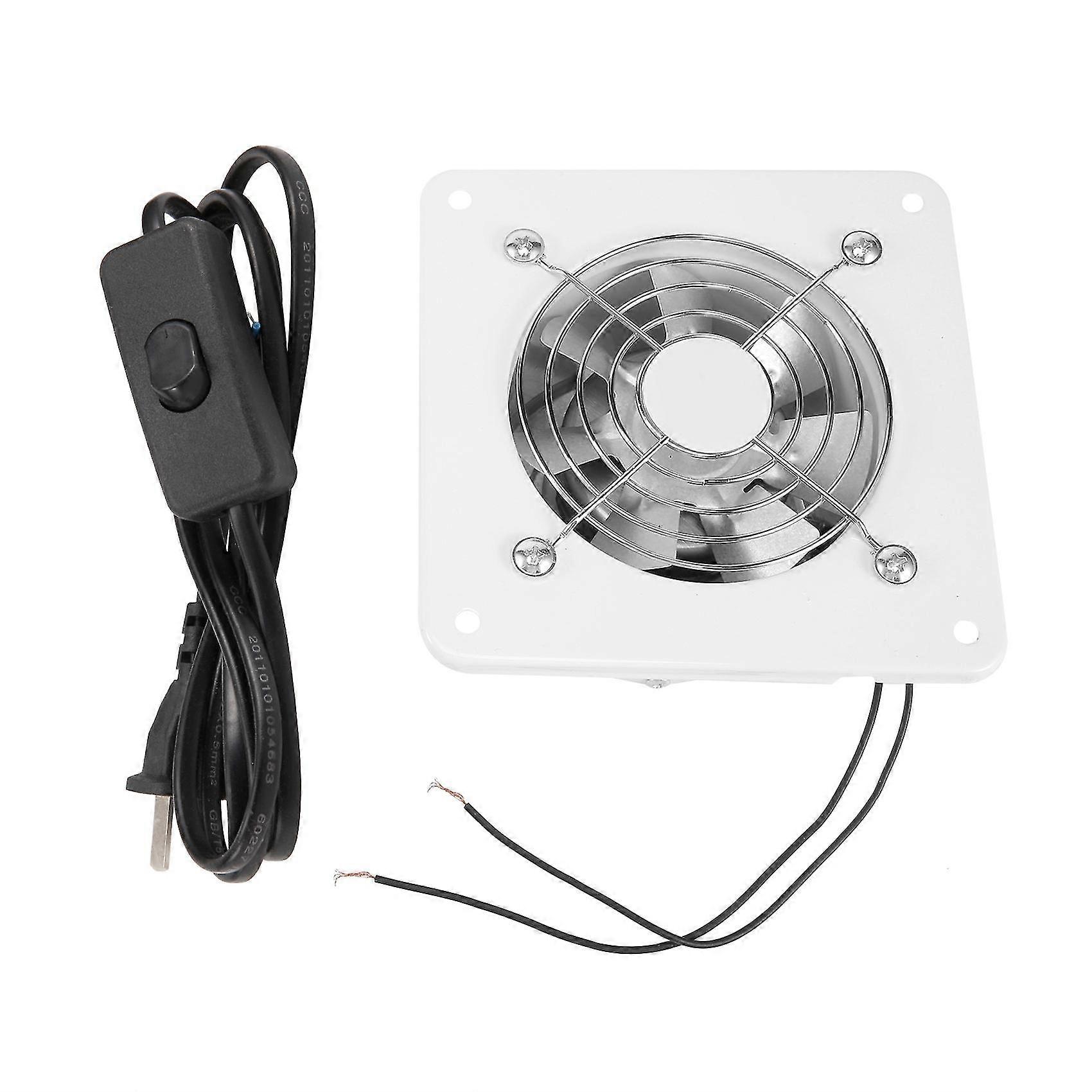4 Zoll Inline-Kanalventilator Luftventilator Metallrohr Belüftung Abluftventilator Dunstabzug Badezimmer Ventilator Duc