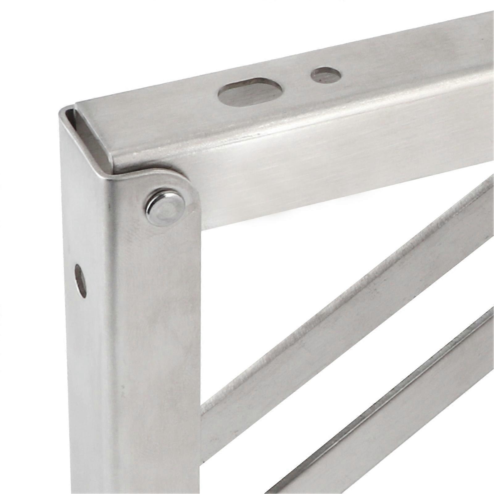 Pair of 12in Triangular Foldable Bracket 330lb Bearing Collapsible Shelf Support Bracket for Garage Table Bench