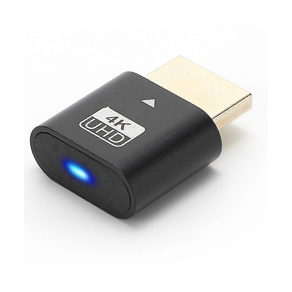 -Kompatibilní 4K fiktivní zástrčka s LED světlem pro grafické karty, PC příslušenství, stolní počítač / notebook Vistual Display Adapter C