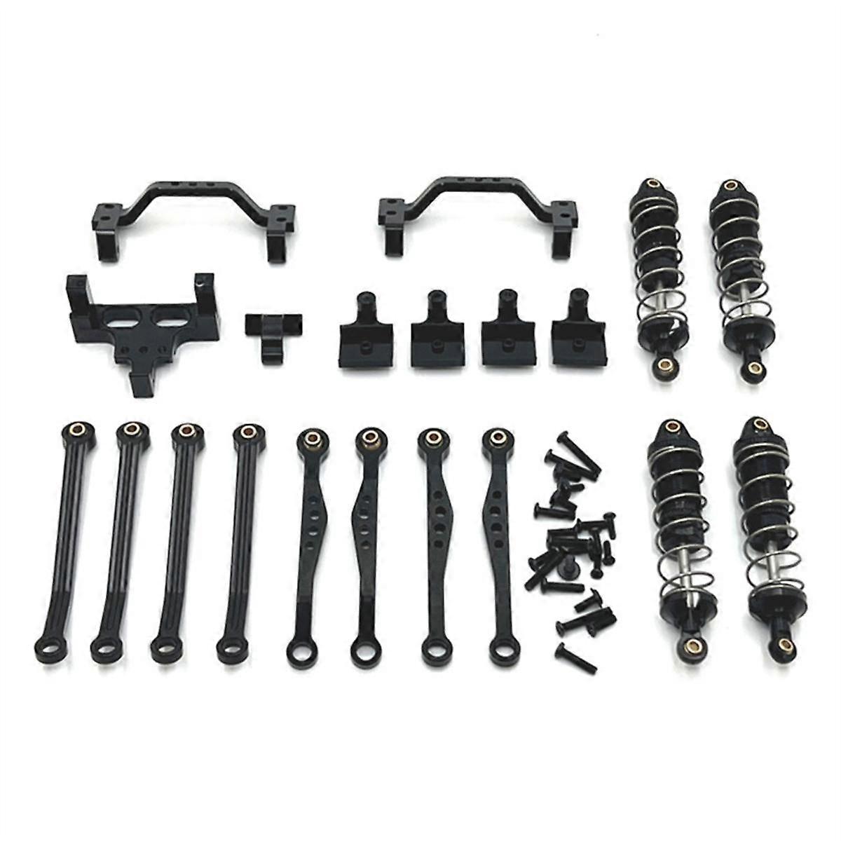RC سيارة ترقية سحب قضيب تعليق الإطار التوجيه والعتاد سحب قضيب مقعد مجموعة ل 1/16 C64 C74 RC سيارة حتى