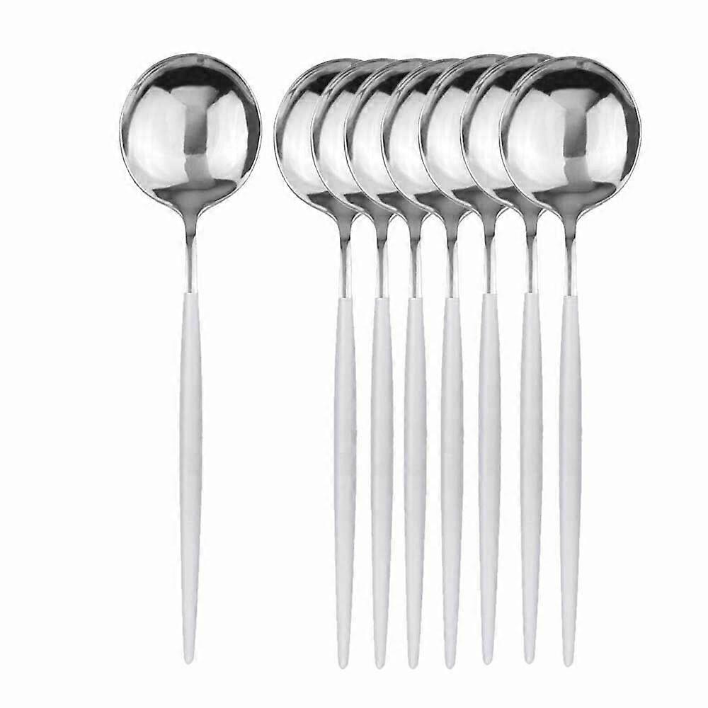 Dinner Spoon Dinnerware Stainless Steel Silverware Tableware Kitchen Cutlery Set