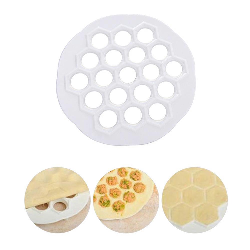 19 Holes Dumpling Mold Plastic Dough Press Ravioli Making Mold Cooking Tool