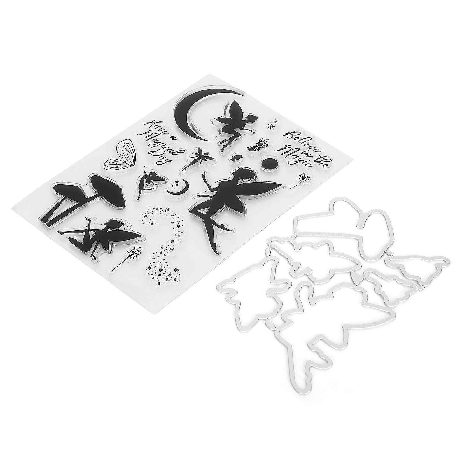 Fairy Pattern Transparency Stamps for DIY Craft Decor-making