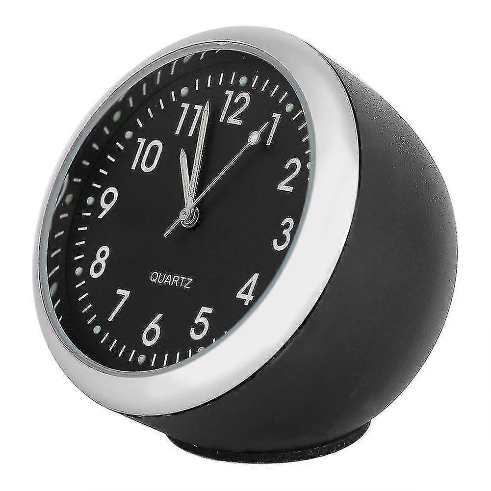 Reloj de coche negro autoadhesivo