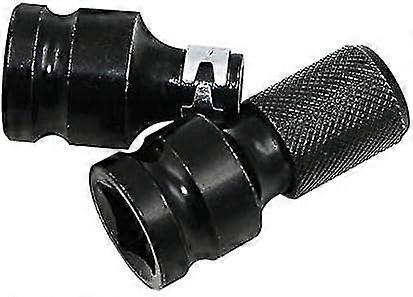 2 Pack Impact Socket Adapter - 1/2" Female Socket Reducer - 1/4" Male Drive for Impact Driver/Ratchet Conversions