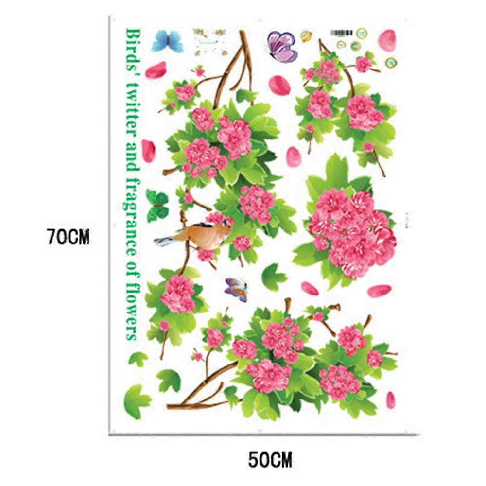 Wallpaper Wall Sticker Lilac Flower Removeable