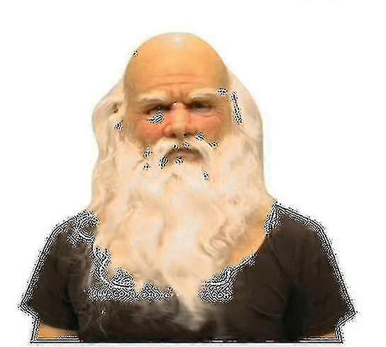 قناع عيد الميلاد سانتا كلوز كامل الرأس قناع اللاتكس الوجه قناع الإنسان تأثيري-ز