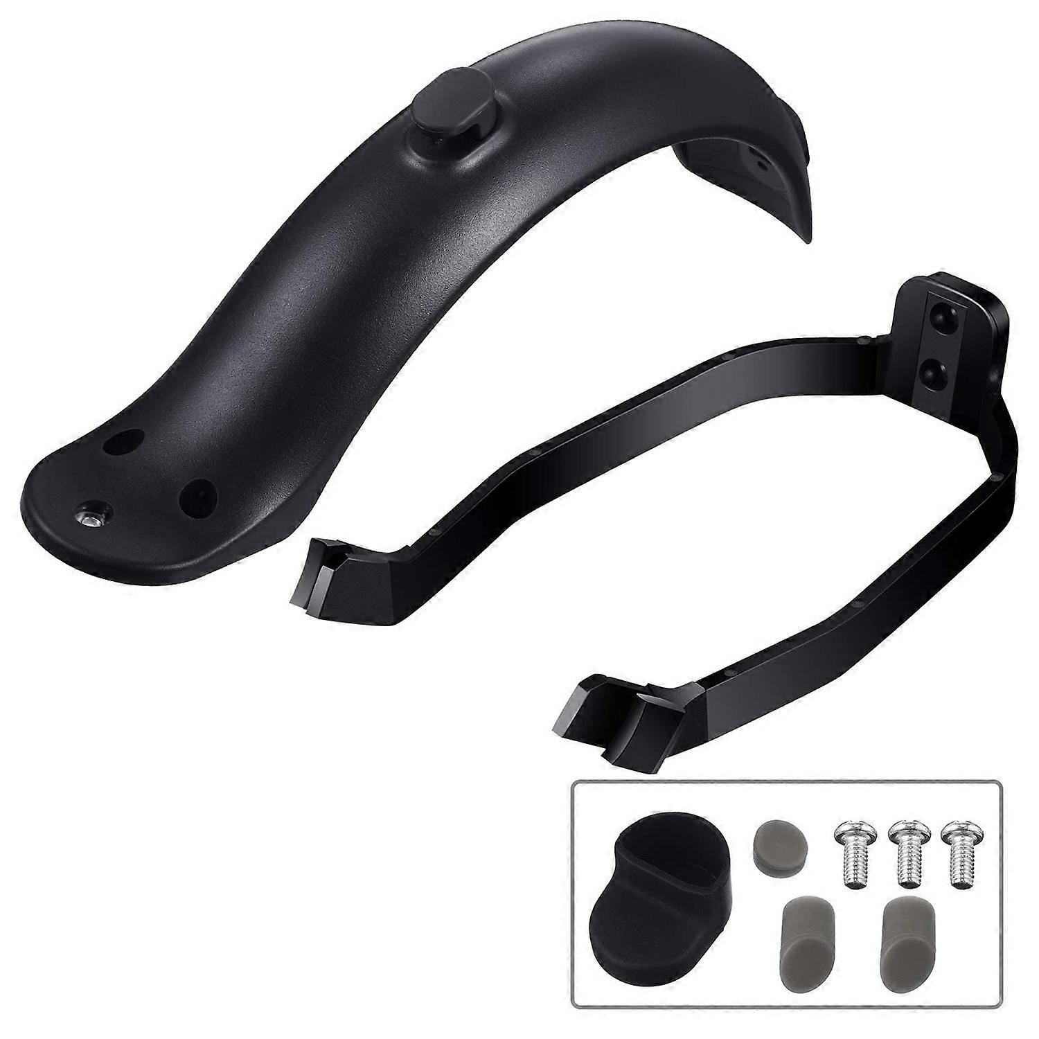Rear Mudguard and Bracket Replacement Accessory for M365/M365 Pro Scooter with Screws and Screw Cap