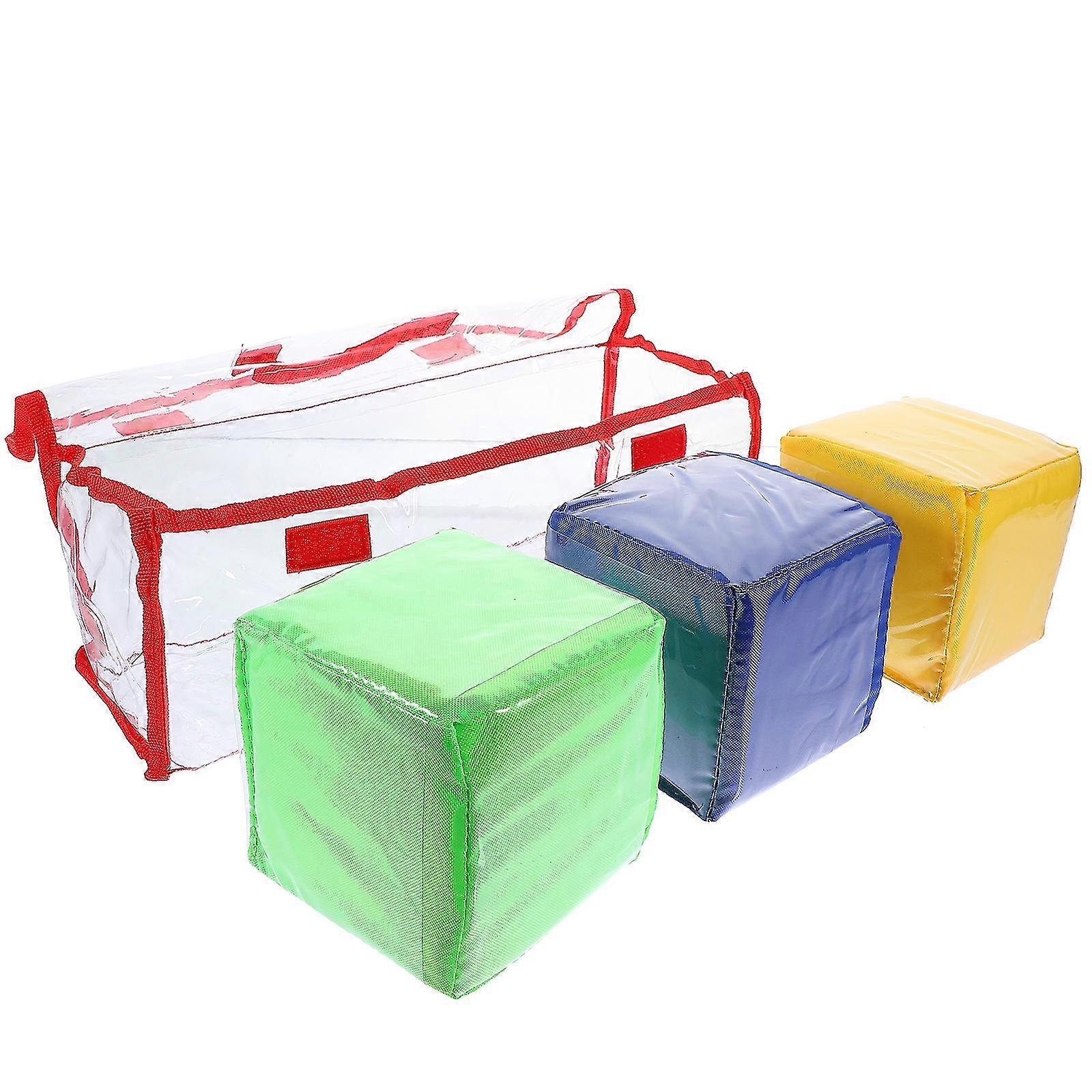 3pcs Dice With Pockets For Classroom Education Cube Dice Playing Game Dice-FCY