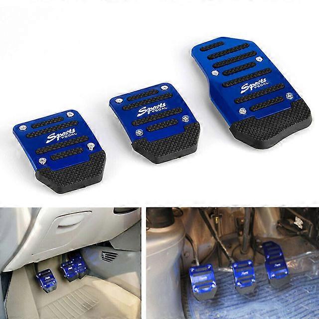 Universal Sports Non-slip Car Pedal Manual Series Kit Brake Pad Cover 3pcs/set - Pedals