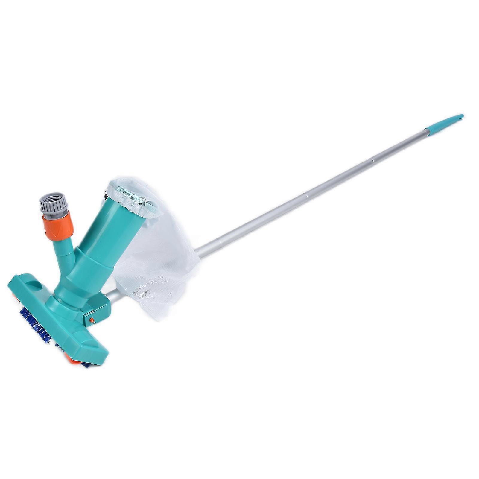 Portable Pool and Spa Vacuum Head for Pond Fountain, Easy Assembly Underwater Cleaner with Garden Hose Connection and Suction for IngroundInflatable