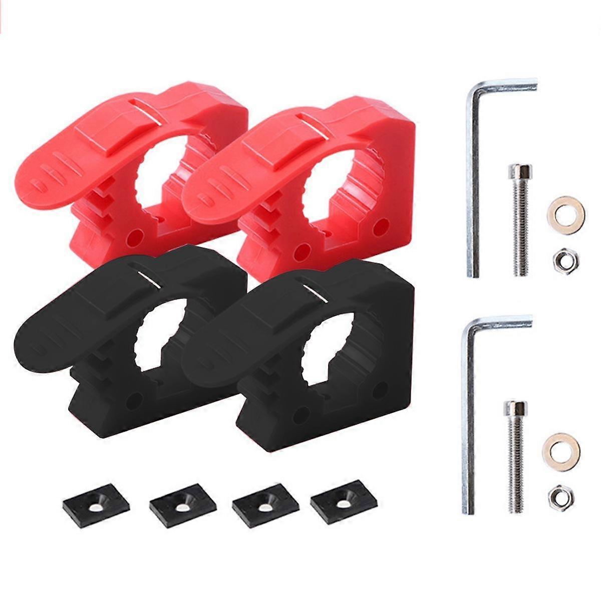 4Pcs κάτοχος φτυαριών τοποθετεί για εργαλεία & εξοπλισμό διαμέτρων 1-1/7in έως 1-4/9in, η σχάρα στέγης τοποθετεί για το τρένο σκαφών φορτηγών RV