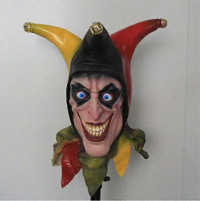 Halloween Horror Clown Maschera Maschera In Gomma di Lattice per Masquerade Halloween Party Maschera Integrale In Lattice