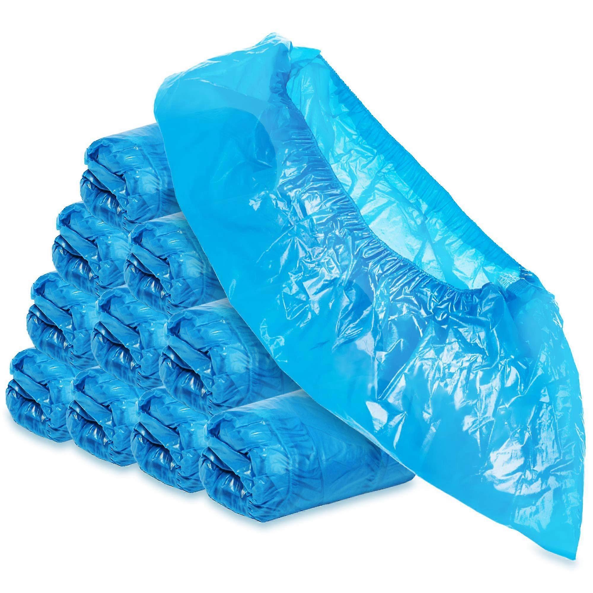 بطانات أحذية يمكن التخلص منها 100x - 3 جرام لكل بطانة أحذية - بطانة أحذية مقاومة للماء يمكن التخلص منها - مقاس واحد.