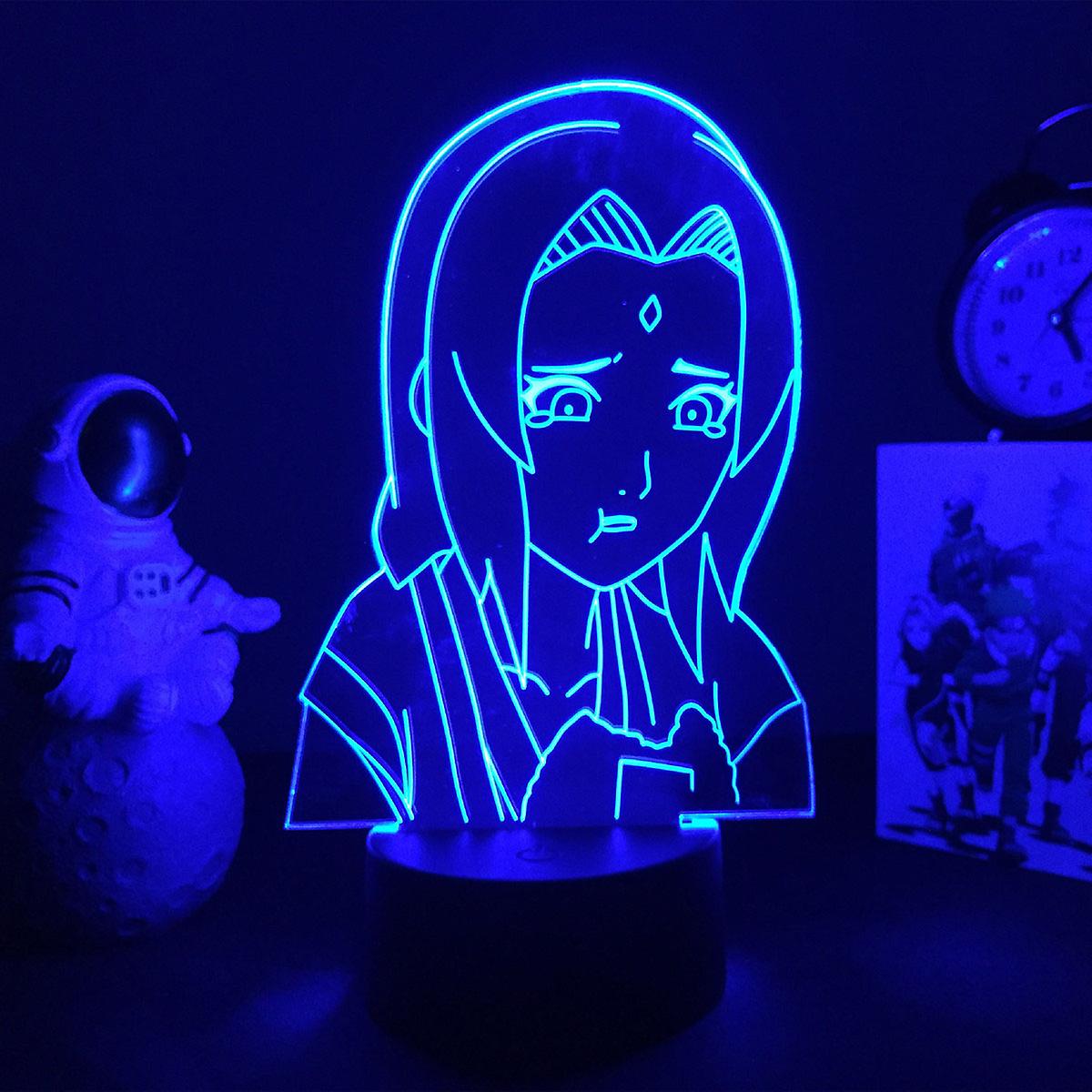 3d Led Gece Lambası Anime Naruto Godaime