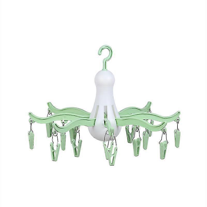 KINZON Schoir linge avec 16 pinces linge Turquoise