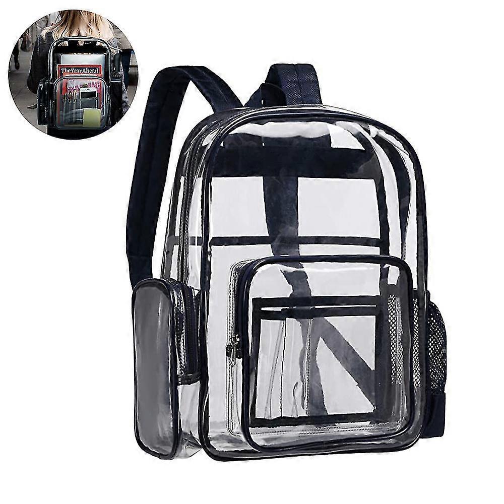 1 Pcs Clear Backpack, Fashion Transparent Pvc Backpack