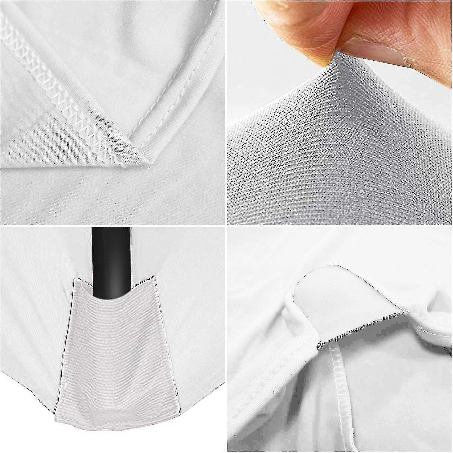 Spandex Tablecloths For 4/5/6/8 Ft Home Rectangular Table Fitted Stretch Table Cover Polyester Tablecover Table Toppers
