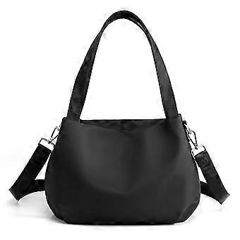 Frau Single Schultertasche Leichte und langlebige große Kapazität Nylon Tasche für Büroreise Schule Shopping