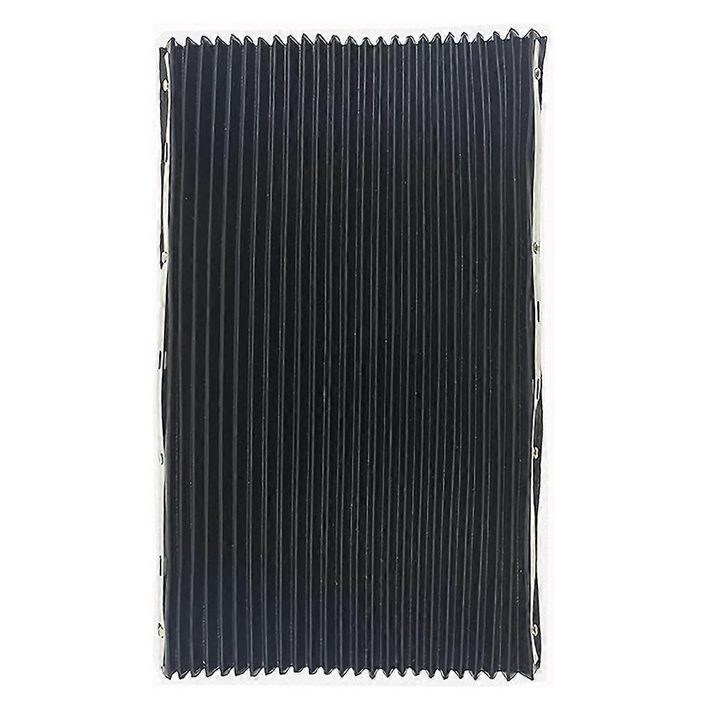 Useful CNC Milling Machine Part Foldable Accordion Dust Protective Cover Black