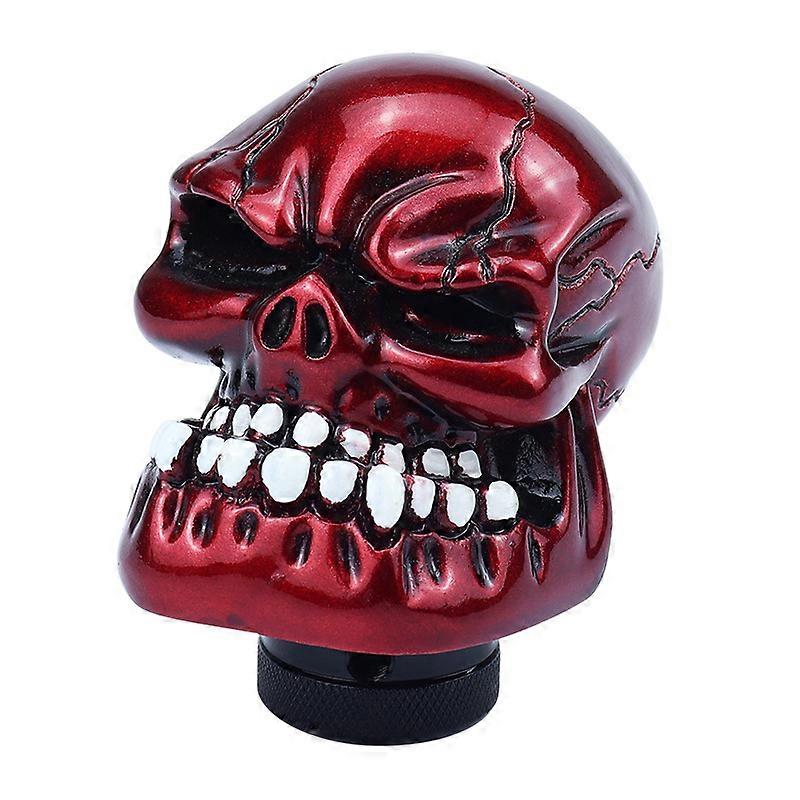Gear Shift Knobs Gear Shift Knob Skull Skeleton Modified Gear Modified Universal Shift Lever (Red)