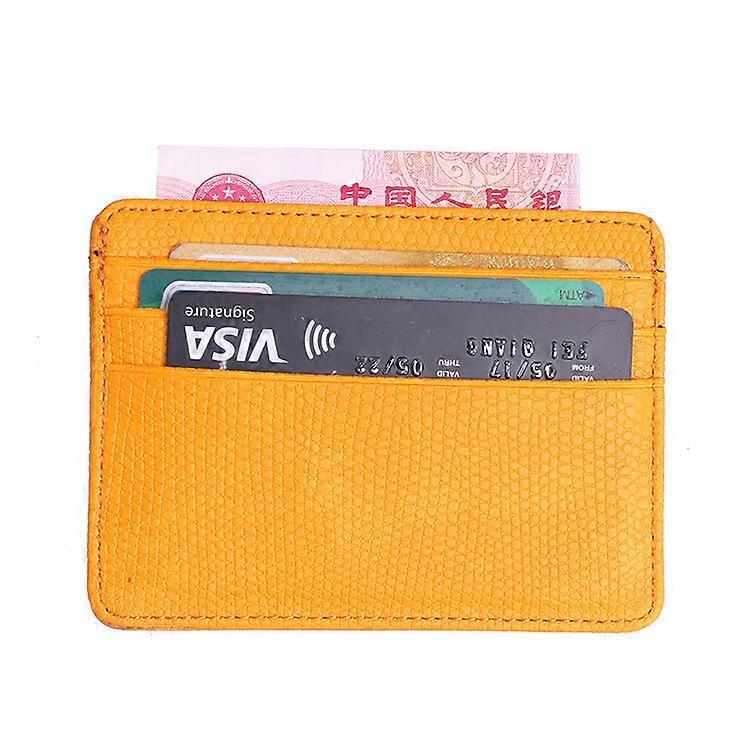 Small Mini Travel Lizard Pattern Leather Bank Business Id Card Holder Wallet Case For Men Women With Id Window 2020 New