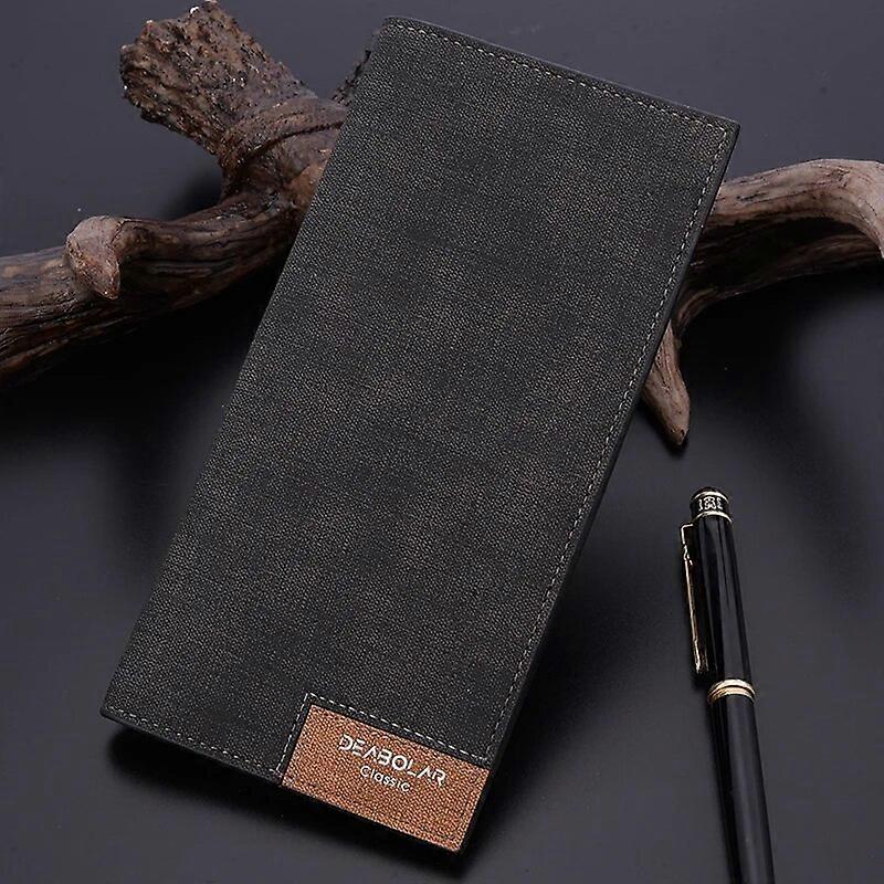 New Wallets Are Exclusively For Long Men's Wallets Zipper Soft Wallets Mobile Wallets Multifunctional PU Waterproof Wallet