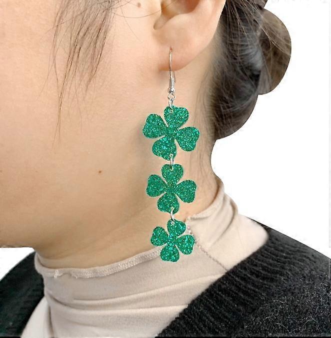 St. Patrick's Day Shamrock Earrings