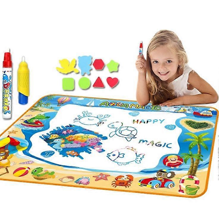 Water canvas magic painting mats writing doodle toy mat set