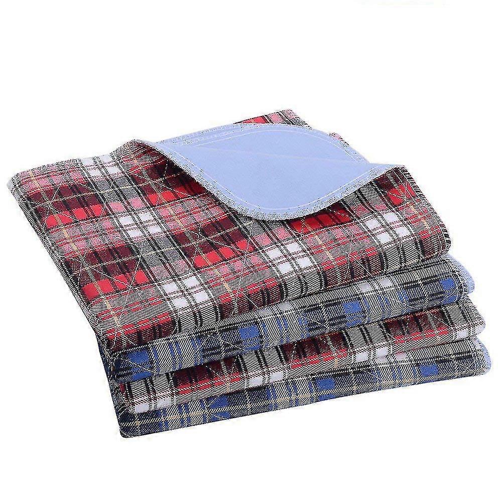 4 Pcs Reusable Washable Pee Pads For Dogs  Cats, Puppy Potty Training Pads,  Whelping Pads 24" X 36" High Quality