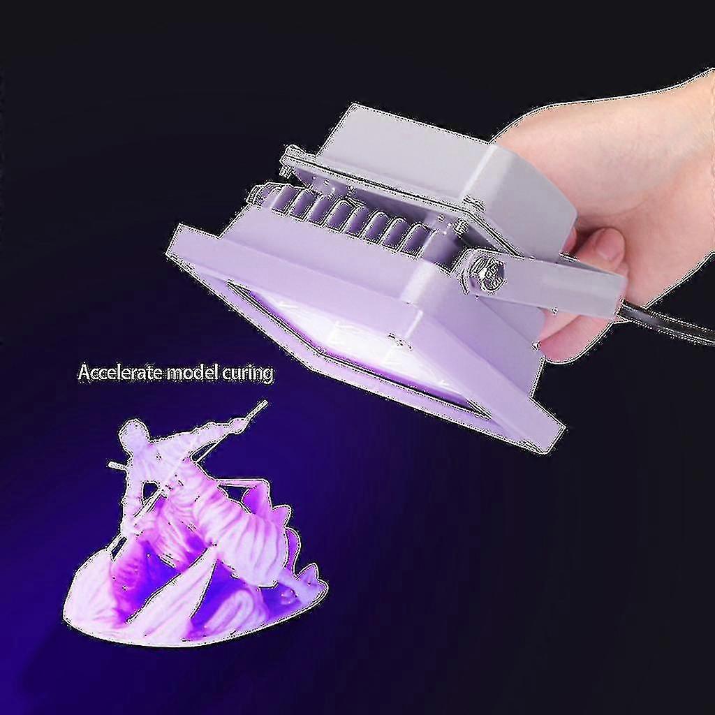 6w 405nm Uv Resin Uv Curing Floodlight/spotlight Led Resin Curing Lamp- Fast