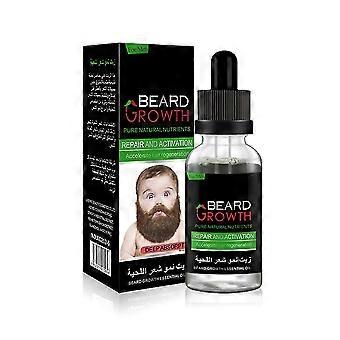 Beard Growth Oil Serum Fast Growing Beard Mustache Facial Hair Grooming For Men