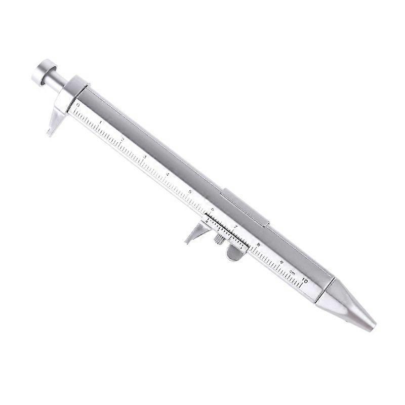 Plastic Ballpoint Pen Vernier Caliper Ruler Multifunction 2in1 Gel Pens Rules