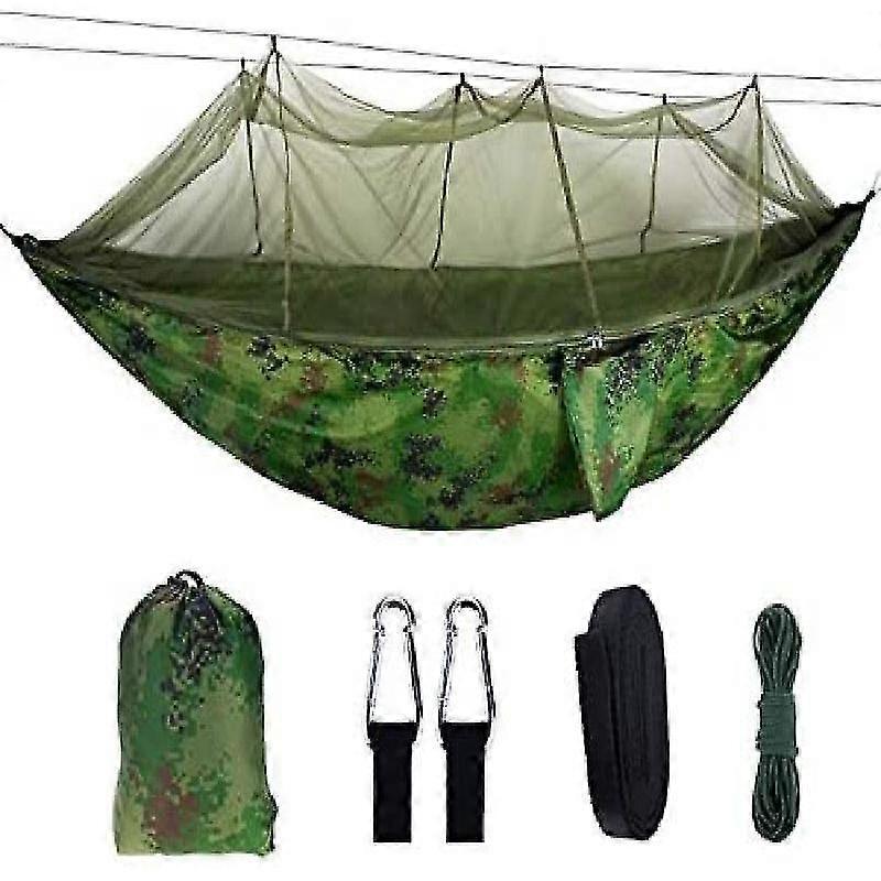 Outdoor Camping Hammock with Single Mosquito Net Portable Outdoor Hammocks for Hiking, Camping, Trav