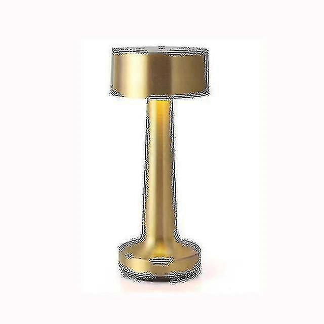 Touch Sensor Bar Rechargeable Table Lamps(golden)