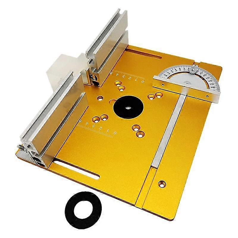 جهاز التوجيه الجدول إدراج المجلس الكهربائية طحن الخشب الوجه المجلس الكهربائية طحن الخشب الجدول لمنضدة النجارة الذهب