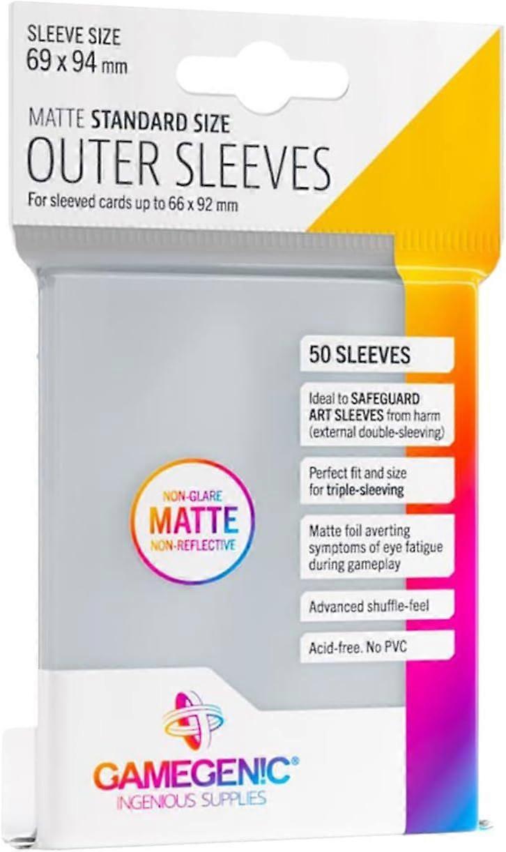 Gamegenic Outer Sleeves Matte Standard Size 50ct