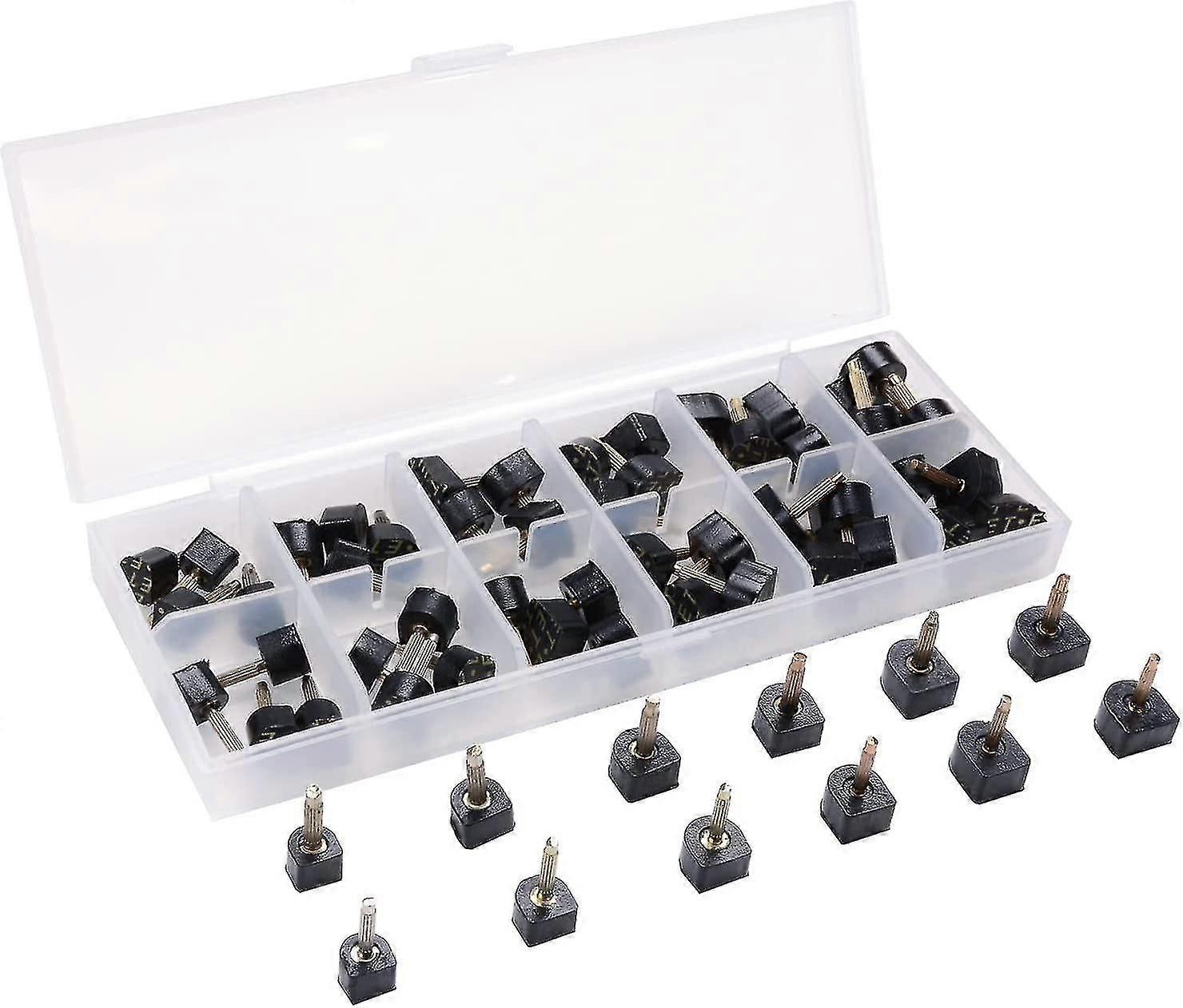 24 Ps High Heel Replacement Tips Womens Shoes Tips Rep Kit ,6 Size