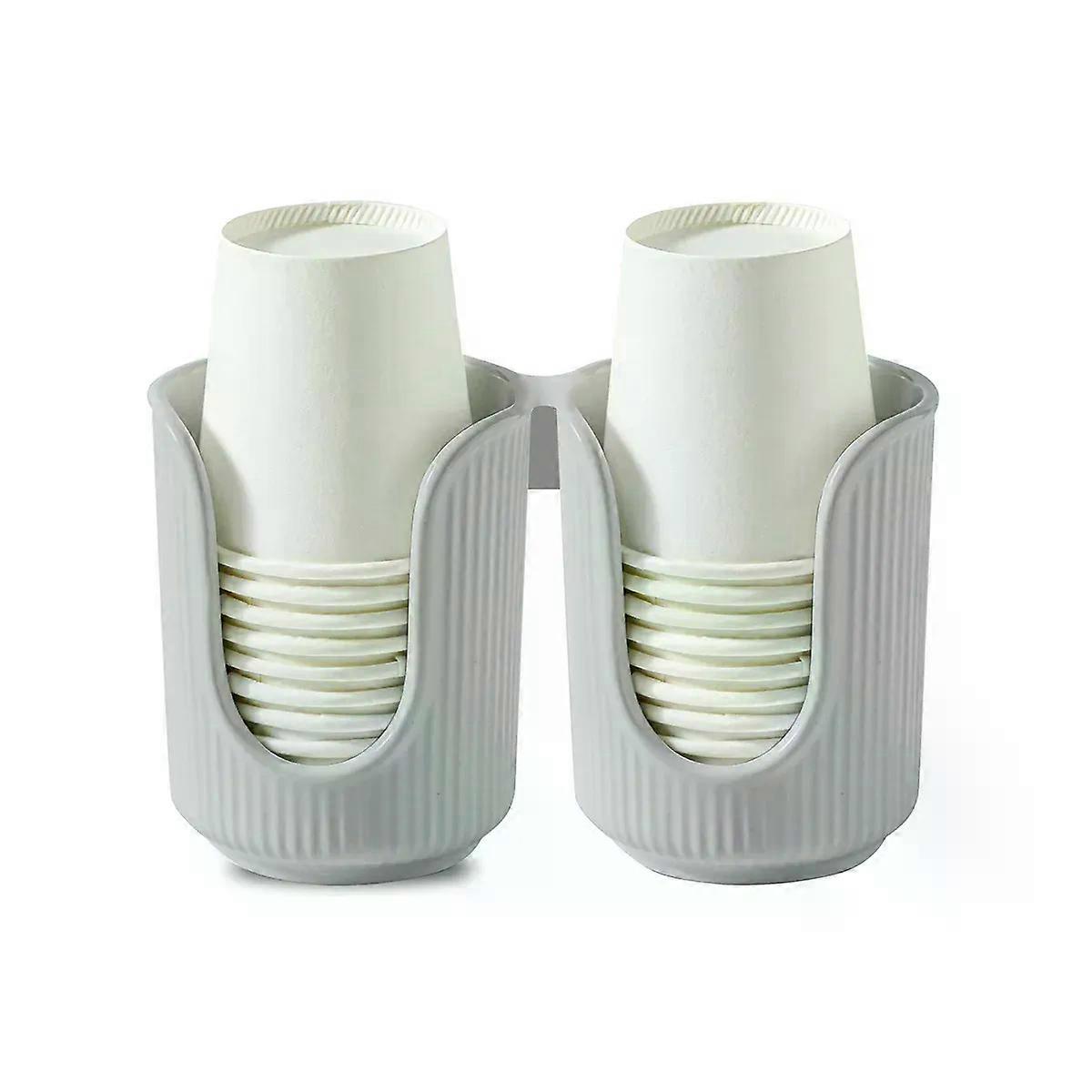 Disposable Paper Cup Holder Luxury Simple Space Save Plastic Multi-functional Desktop Cup Sorting Storage Rack Home Organizer