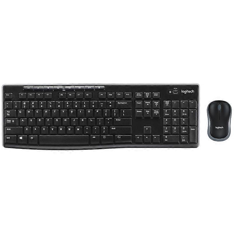 Logitech MK270 2.4GHz Wireless Keyboard + Mouse Set(Black)