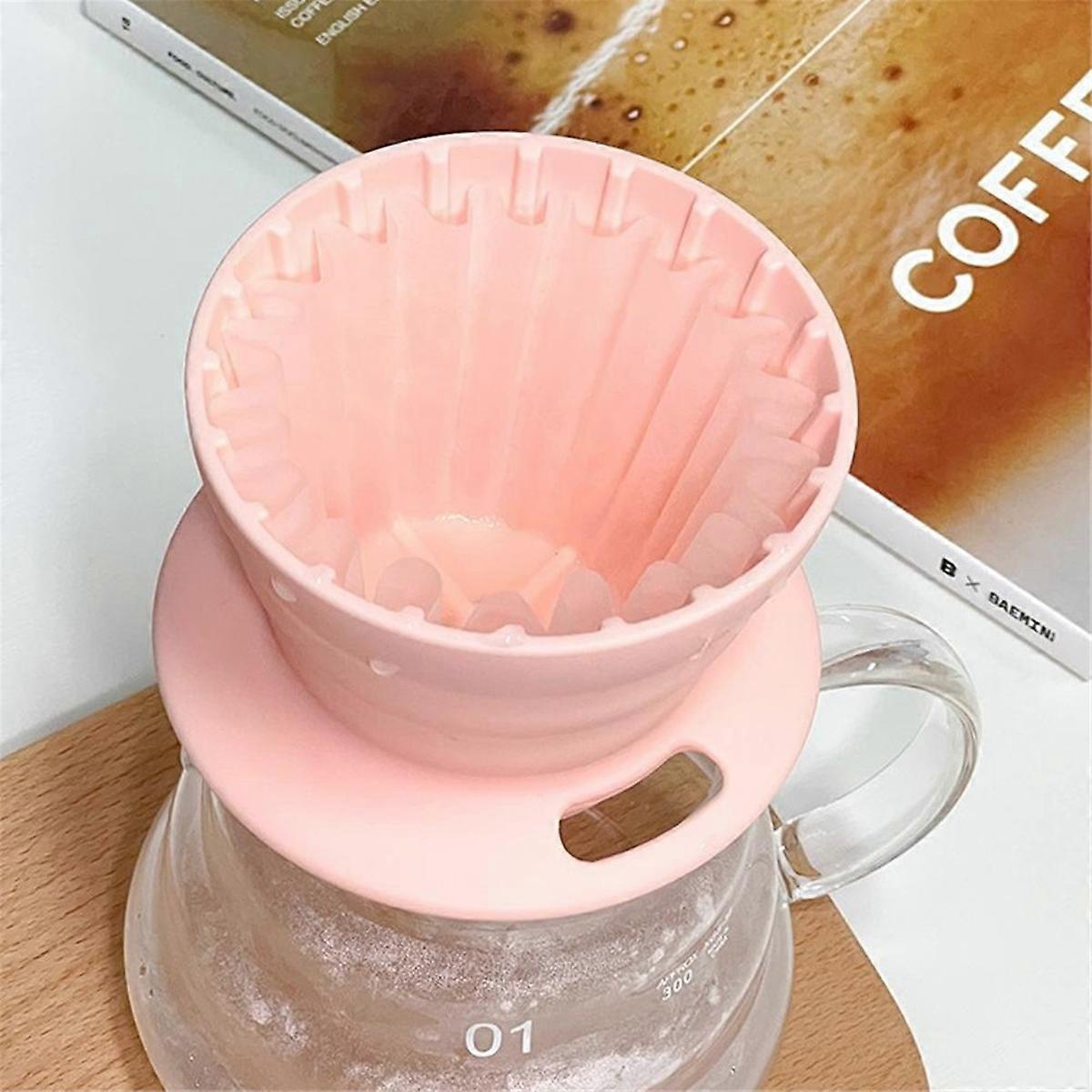 Silicone Foldable Filter Cup Portable Coffee Filter Cup Cake Coffee Filter D