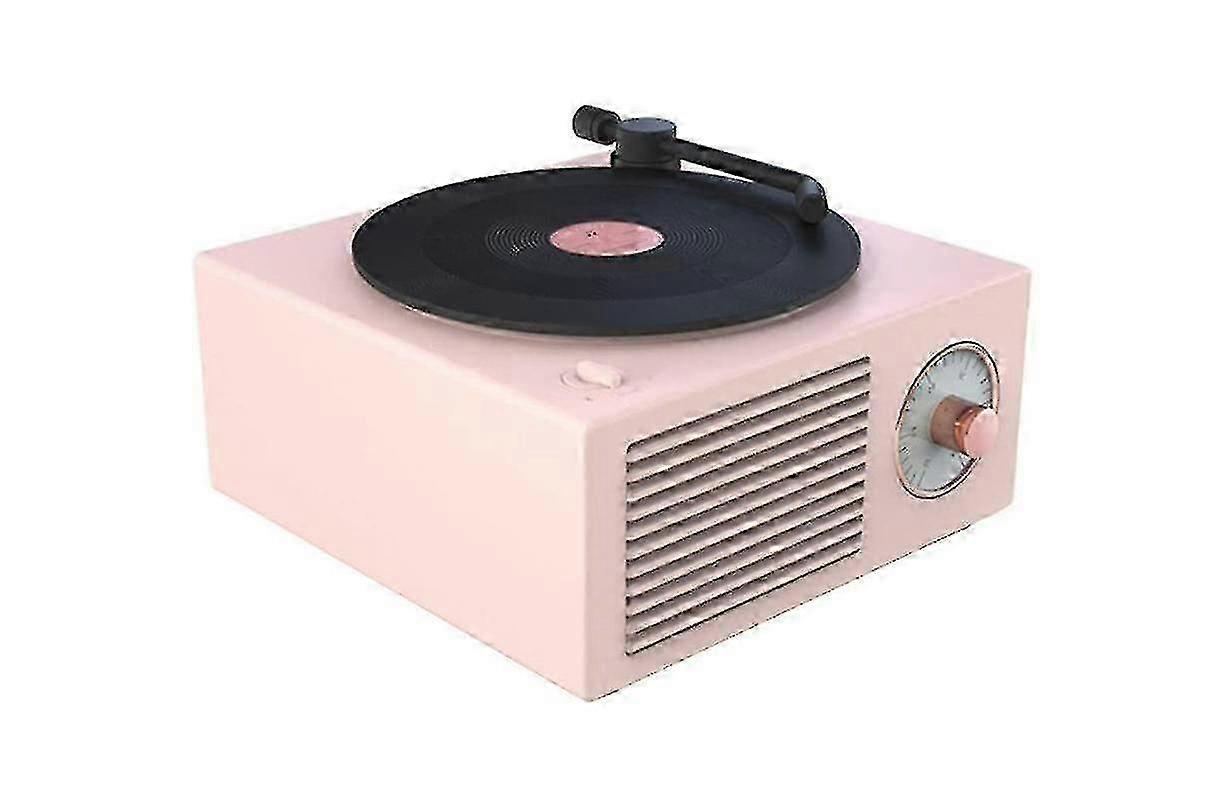 Bluetooth Wireless Speaker, Retro Vinyl Record Cd Style Player.