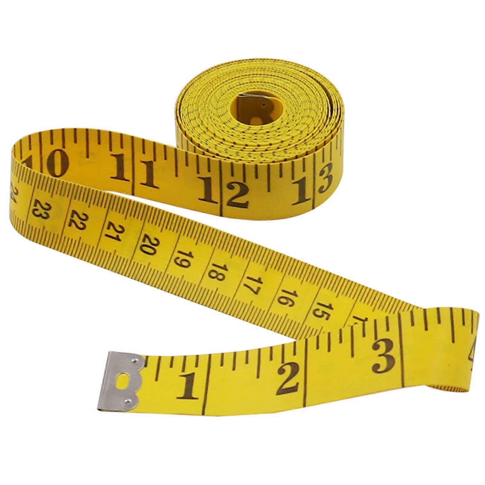 Soft Tape Measure Double Scale Body Sewing Flexible Ruler For Weight Loss Body Measurement Sewing Vinyl Ruler Has Centimetre Scale Reverse Side