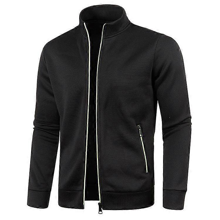 Toamnă Stand Guler Pulover În aer liber Bărbați Fermoar Hanorace Pulover Cald Îmbrăcăminte de stradă Plus Size