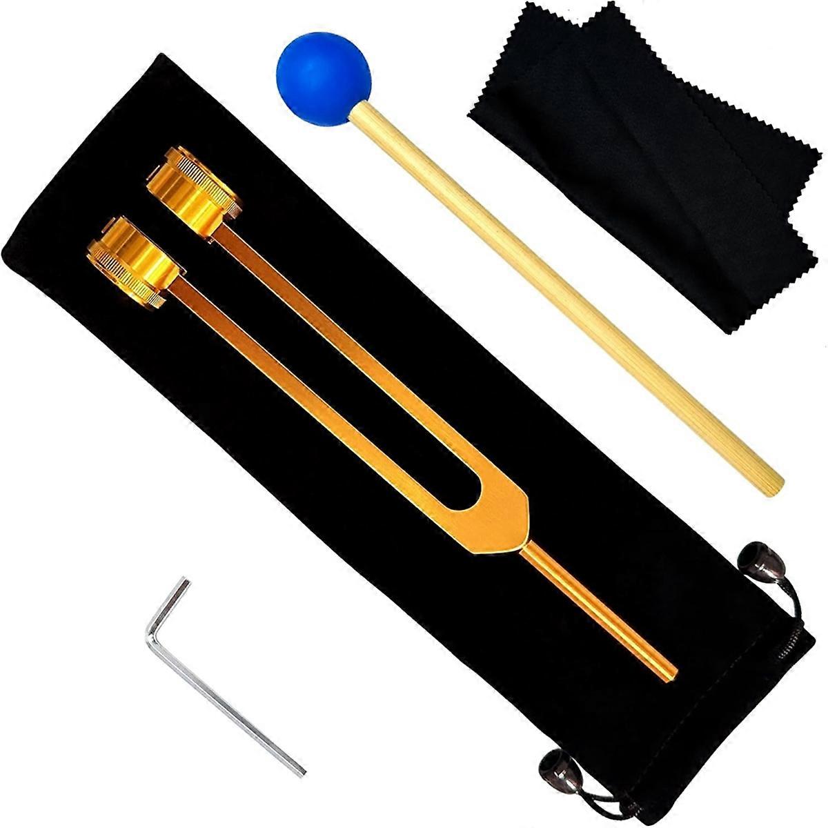 128Hz Tuning Fork Ear Cleaning Tool,128 Hz Tuning Fork Weighted Tuning Forks for Healing Slider Tuning Fork