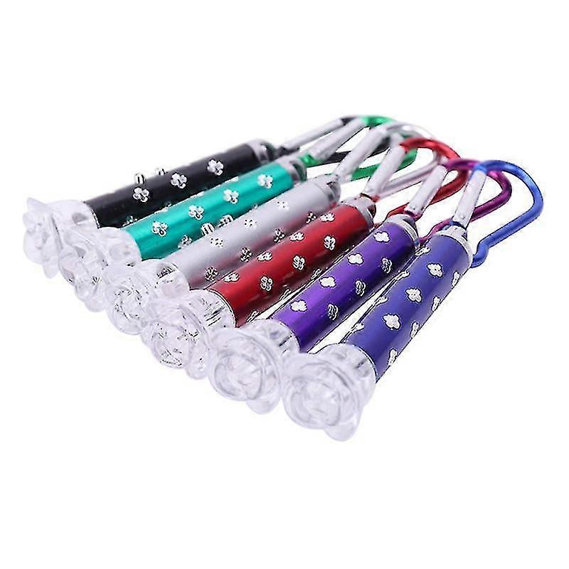 6pcs Flashlight Glowing Toys Rose Head Flashlight Rose Head Glowing Toys Rose Head Electric Torch