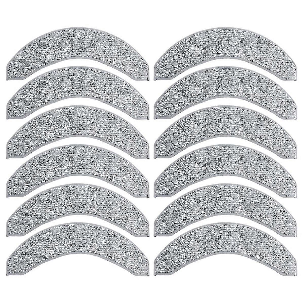 12Pack Replacement Mop Pads for Combo J7+ Robot Vacuum, Reusable Microfiber Mopping Pad Accessories