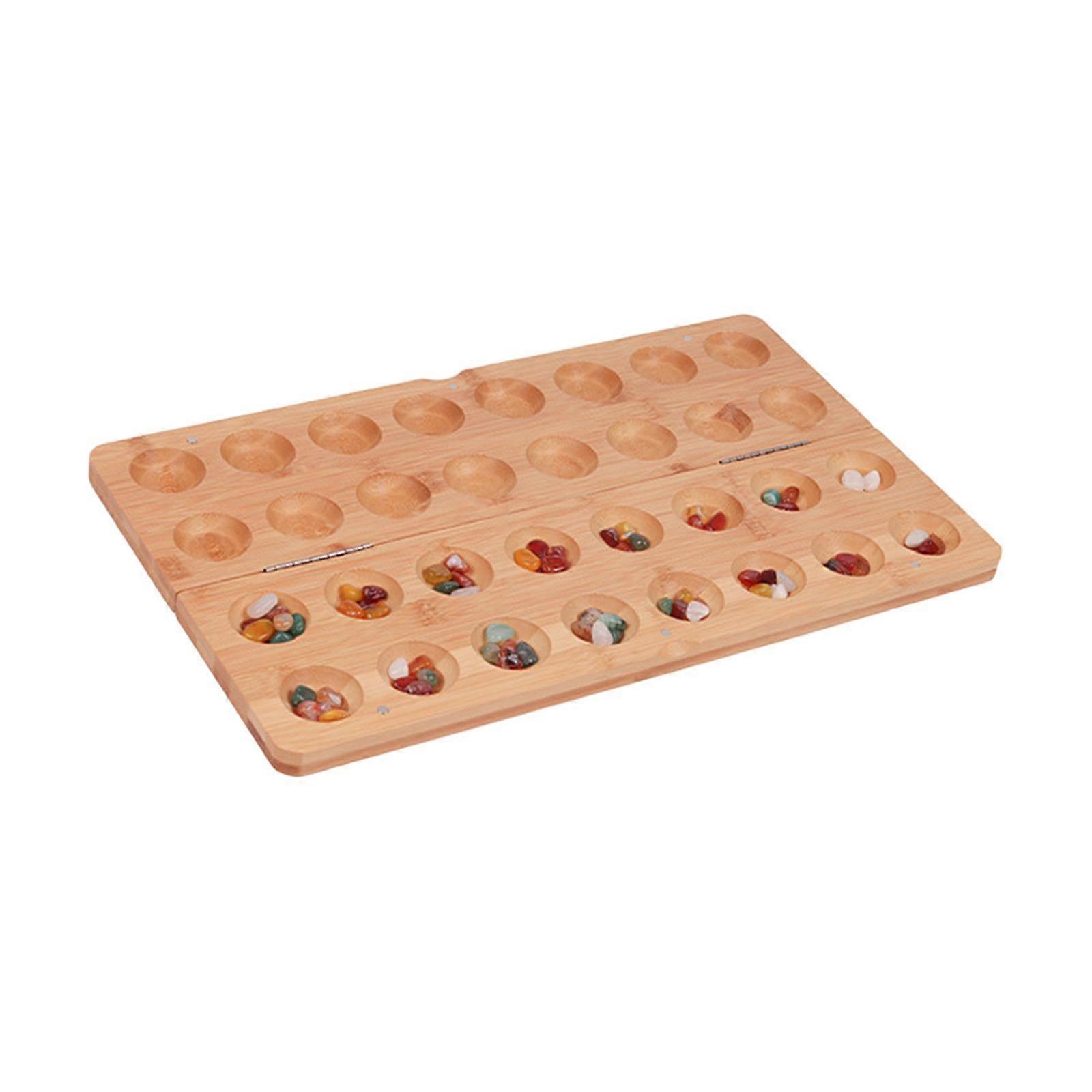 Mancala társasjáték gyerekek utaznak 2 játékos számára Időtlen stratégiai játék