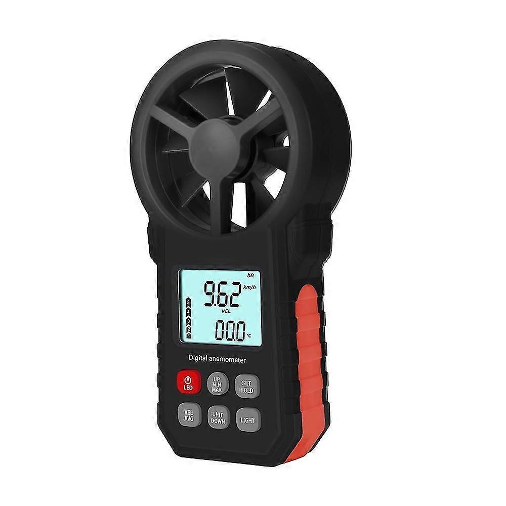 Handheld Anemometer Portable Wind Speed Meter CFM Meter Wind Gauge with LCD Backlight for Weather Da